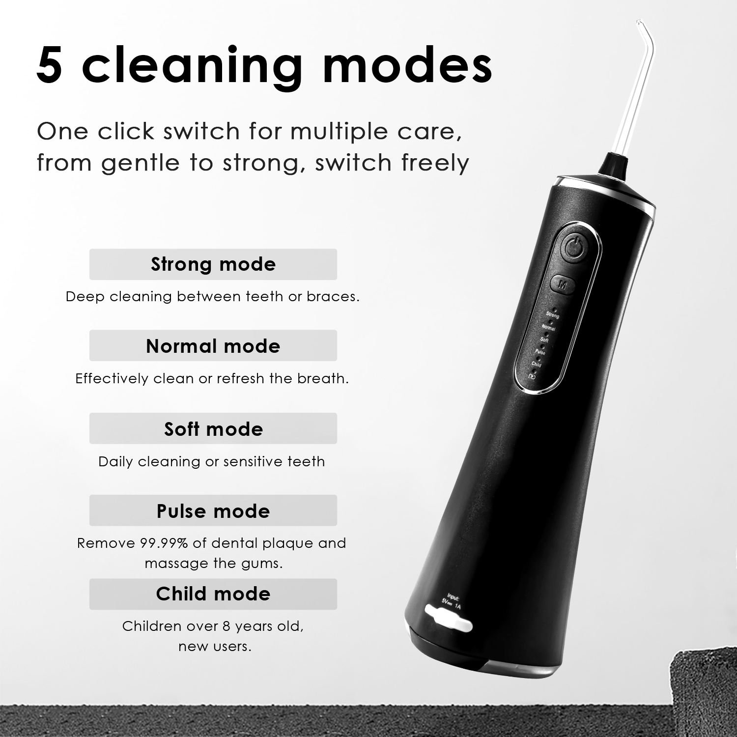 Siillk Dental Water Flosser Smart Water Pick With Implant Care Setting 99.9% Plaque Removal for Oral Health - Image 3