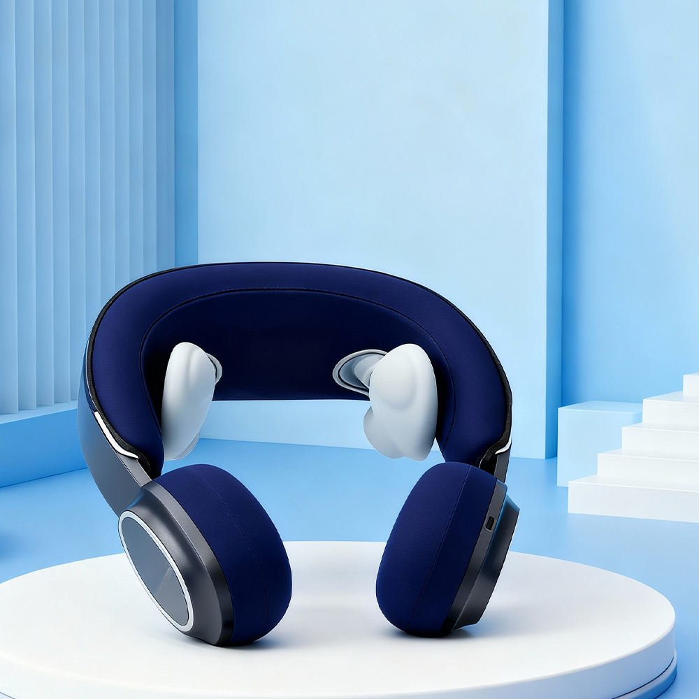 U Shape Electric Neck and Shoulder Massager With Heat Shiatsu Kneading for Home Office and Travel Portable Neck Massager - Image 2