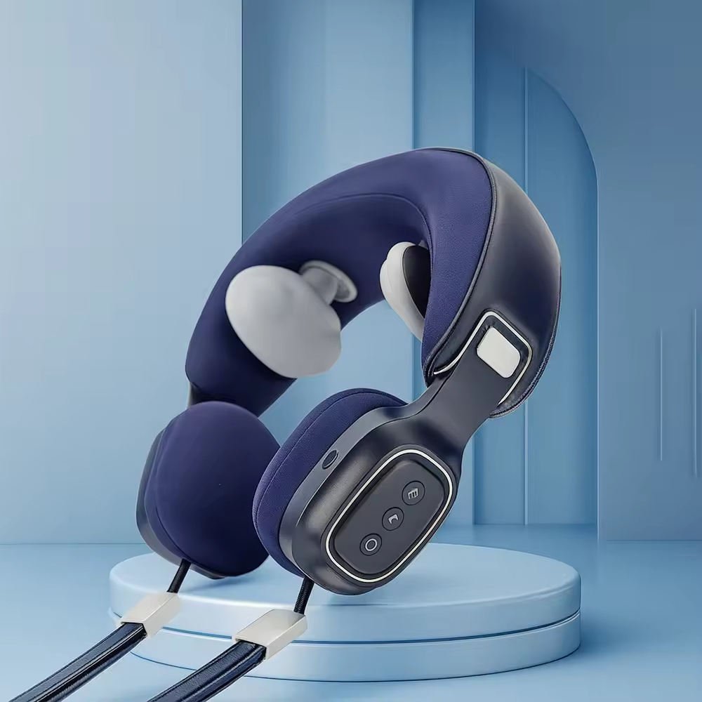 U Shape Electric Neck and Shoulder Massager With Heat Shiatsu Kneading for Home Office and Travel Portable Neck Massager