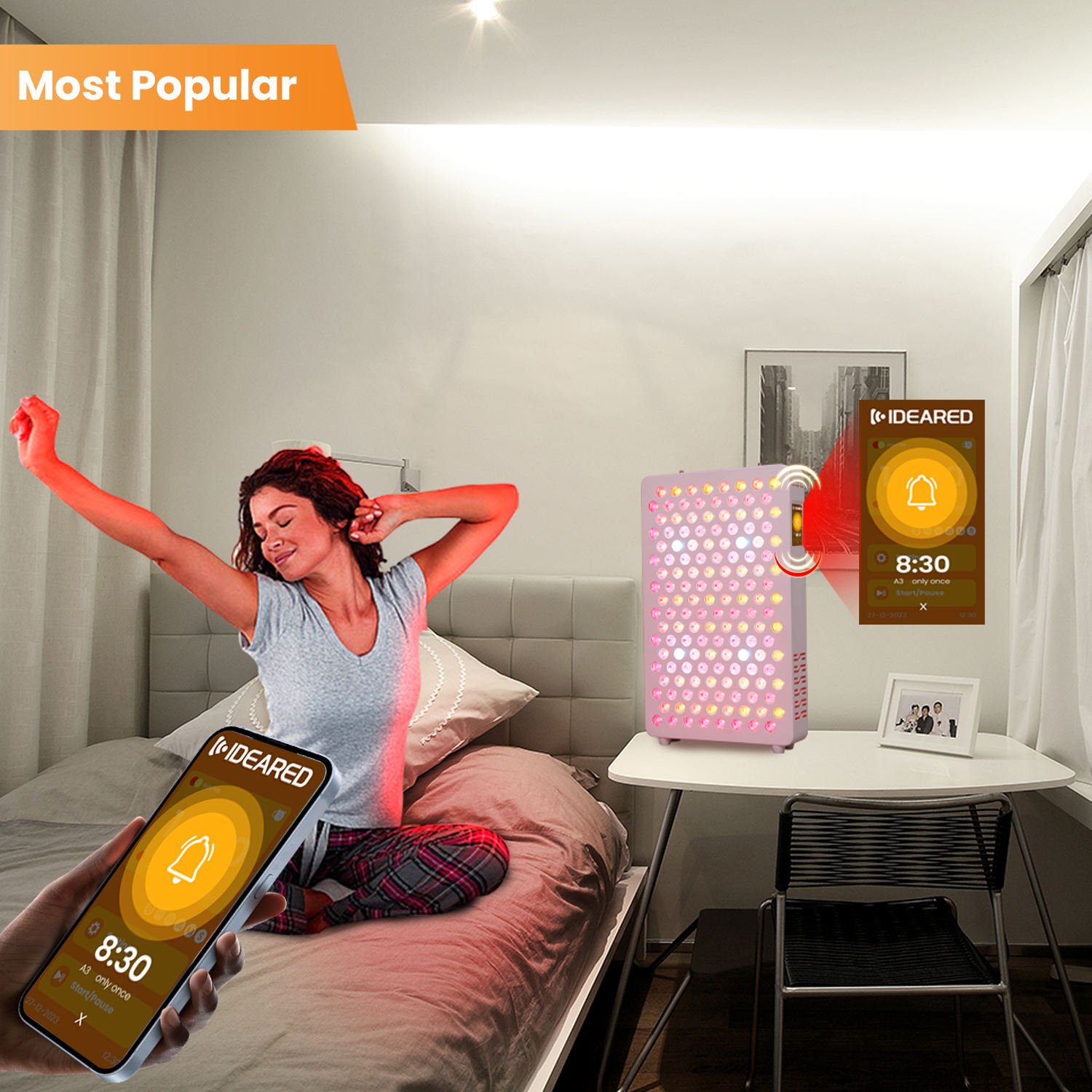 IDEATHERAPY RLPRO200MAX APP Controlled NIR LED Device Red Light Therapy Device Red Light Therapy Panel for Spa,Chinic,Hospital - Image 3