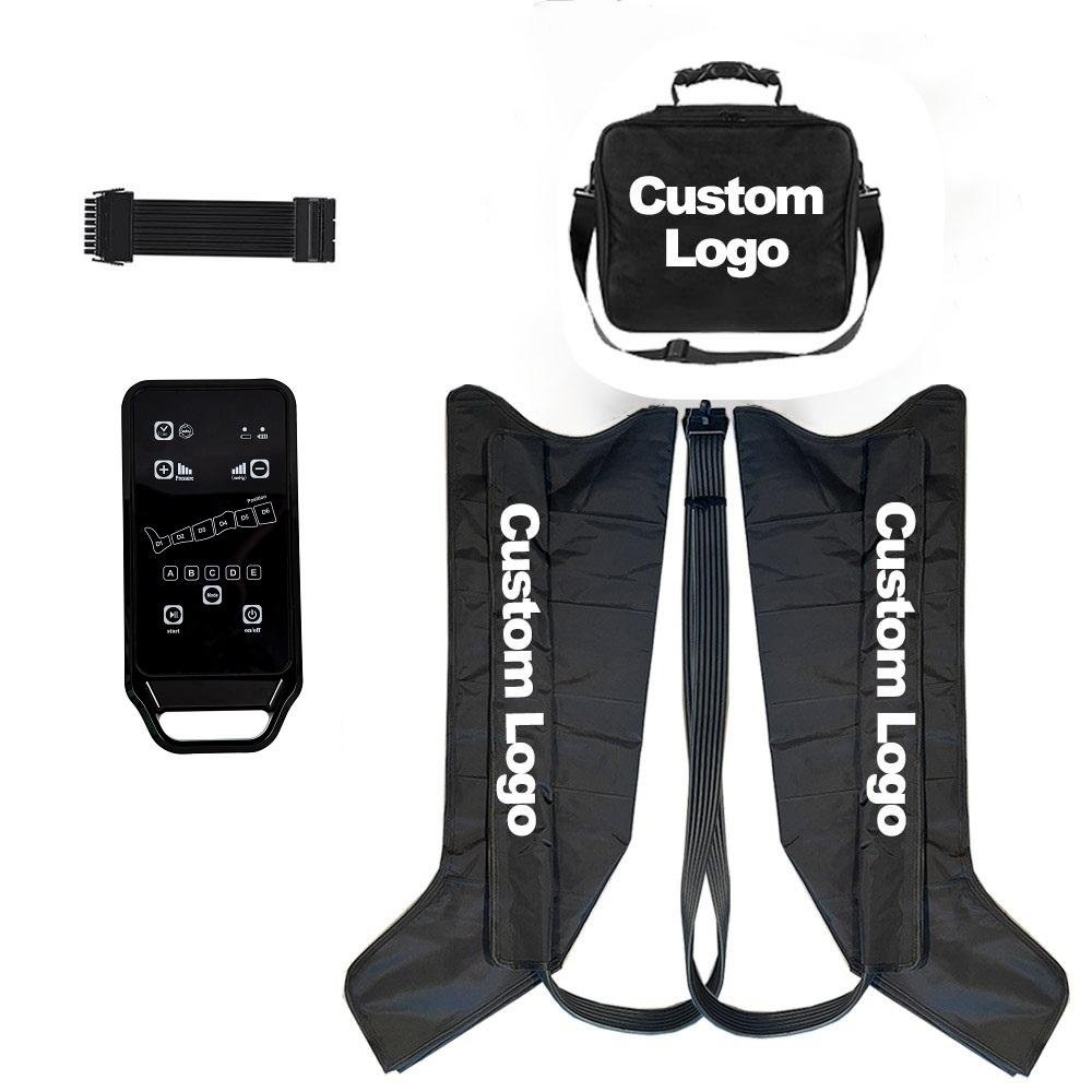 6 8 Chamber 5200mah Blood Circulation Therapy System Sports Recovery Massage Machine Leg Massager Air Compression Boots - Image 2