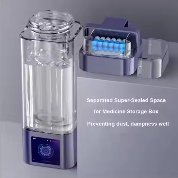 8000ppb to 9000ppb H2 Hydrogen Water Bottle Portable Hydrogen Water Ionizer Generator Hydrogen Water Maker - Image 4