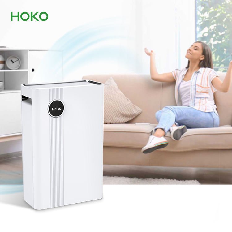 Smart WiFi Portable H13 True Filter Air Cleaner Allergies Pets Hair in Bedroom Large Air Purifier for Home