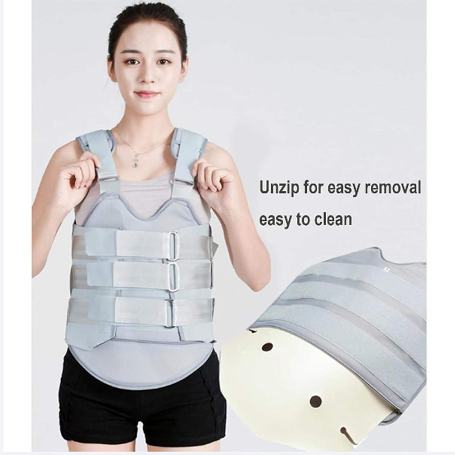 Medical Fixed Brace Manufacturer Adjustable Lumbar Spine Orthosis Brace Scoliosis Posture Thoracolumbar Fixed Support Brace - Image 2