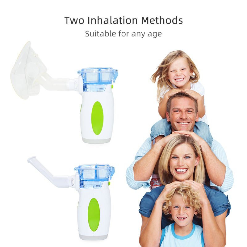 New Mini Nebulizador Asthma Steam Mesh Nebulizer Portable Machine with Child and Adult Masks - Image 2